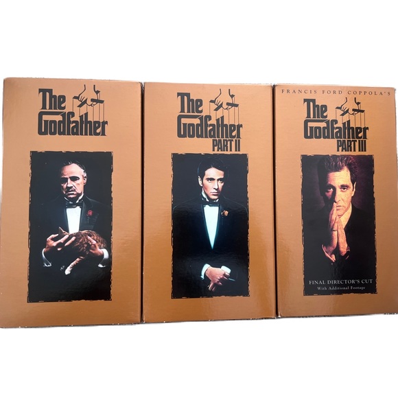 The Godfather Collection VHS 1, 2, 3 in Box  VHS / Classic 6 Tapes with Box - Picture 3 of 7